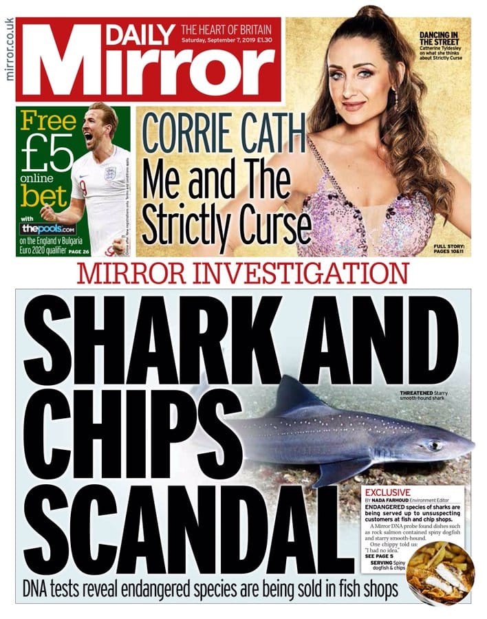 My investigation found - surprisingly - that many of the people selling shark don't even know it's shark! If you buy in something frozen - called 'salmon' or 'eel' - why would you question it? These are old fashioned names for sharks that today traders seem to take at face value.