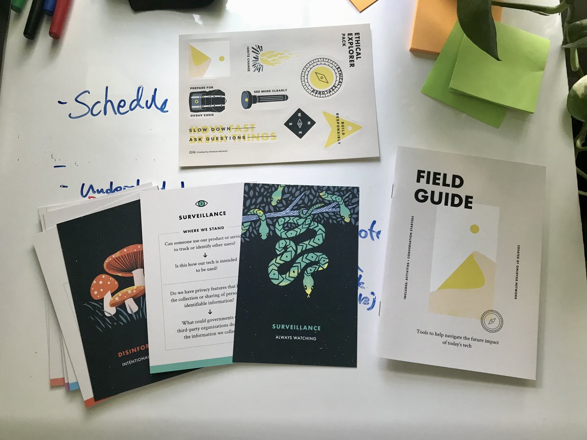 AndrwSears's tweet photo. So excited to get my hands on one of @OmidyarNetwork 's Field Guides to @ethicaltech! Looks like they still have some available for free here: https://t.co/WMP9mVH98C

#techethics #design https://t.co/2dbqKq0kel