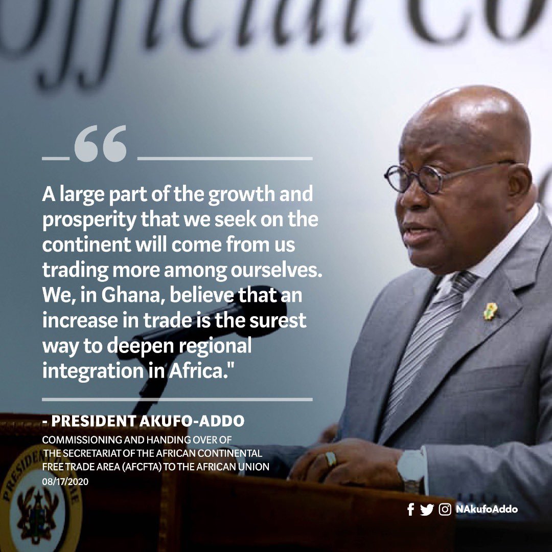 YAFOweb's tweet photo. #AfCFTA should come to stay. We have been forewarn by Batiast that if goods and services don't cross the borders, soldiers will. #TradeNotWar #YAFO https://t.co/Sk7t6zbH3l