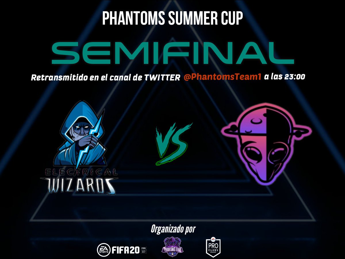🏆PHANTOMS SUMMER CUP🏆

*SEMIFINAL*

Este es el partido elegido por vosotros para ser retransmitido via Twitter

Son 2 Equipazos muy duros y muy goleadores. Golean sin piedad. Uno de ellos a sido recientemente campeón de 4°VFO

Os aseguro que nos decepcionarán..😉