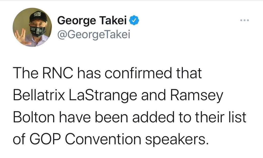 StopTrump2020's tweet photo. Incredible line up. The best.
#StopTrump2020 #RNCConventionSpoilers #RNC2020 https://t.co/dWHT9IfFTN