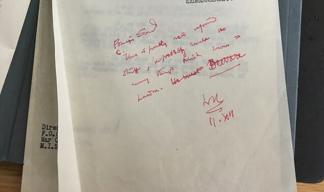 Churchill was alarmed at the quality of German information. He warned his Foreign Secretary, Anthony Eden, (and the Ministerial Head of SIS/GC&CS) of the likely (Polish) sources. And in doing so revealed key parts of his understanding of the report and of wider events.   /8