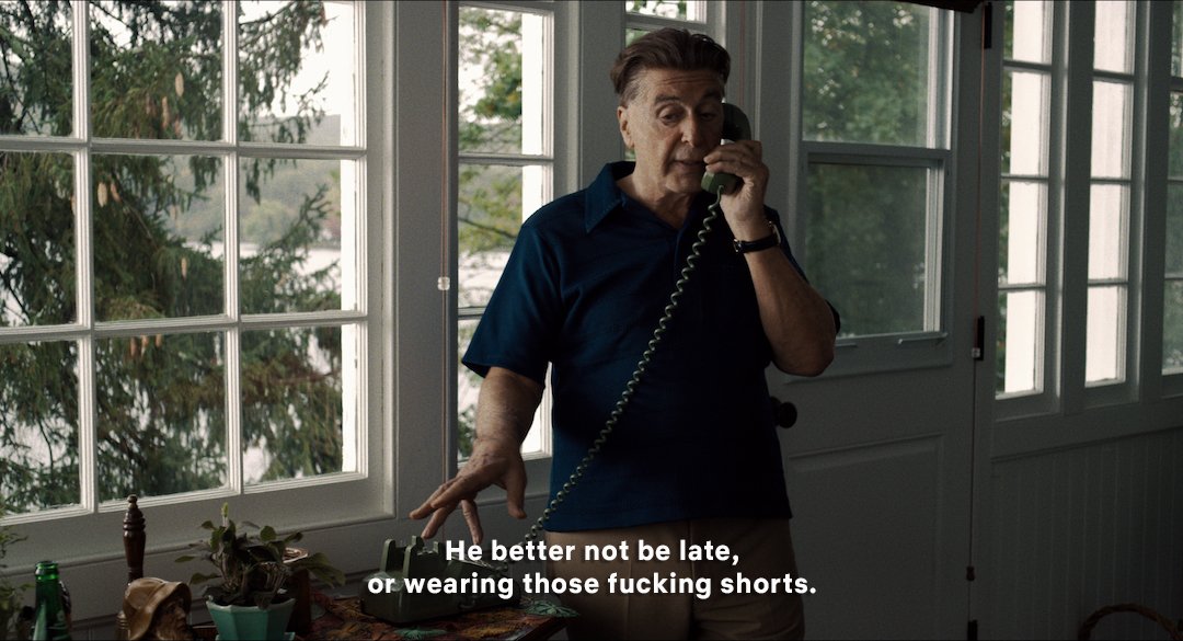 The fact is, we have never one seen Al Pacino’s legs in a movie. The man hates shorts. End of story.