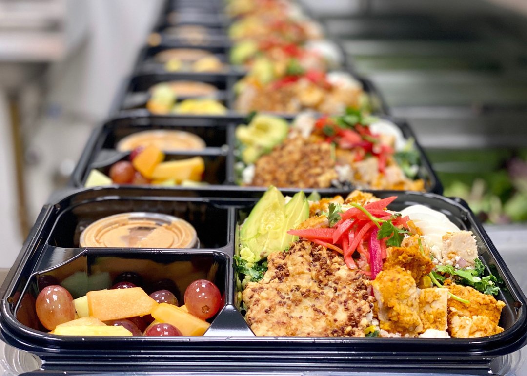 Life is changing - and our food is still delicious. Let us cater your next office lunch or virtual meeting with fresh and healthy individually packaged meals to make your next meal delicious, safe, and easy. 🥗 The Baja Kale Caesar Salad makes for a hearty, but healthy option.