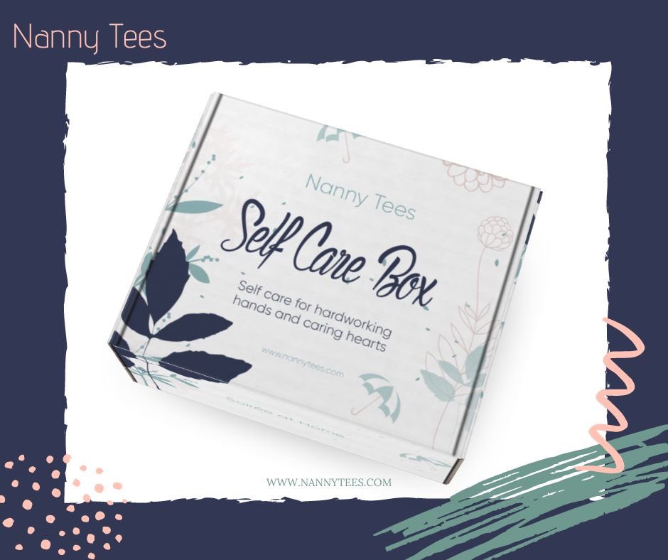 nannytees's tweet photo. This Friday is the last day to preorder a self care box for nannies &amp; caregivers! Do you like our new design?? We’ve been working so hard and know you’ll love this. Grab a box at https://t.co/TVlLxDYvPw #nanny #nannylife #selfcare https://t.co/YvFSr01Cp9