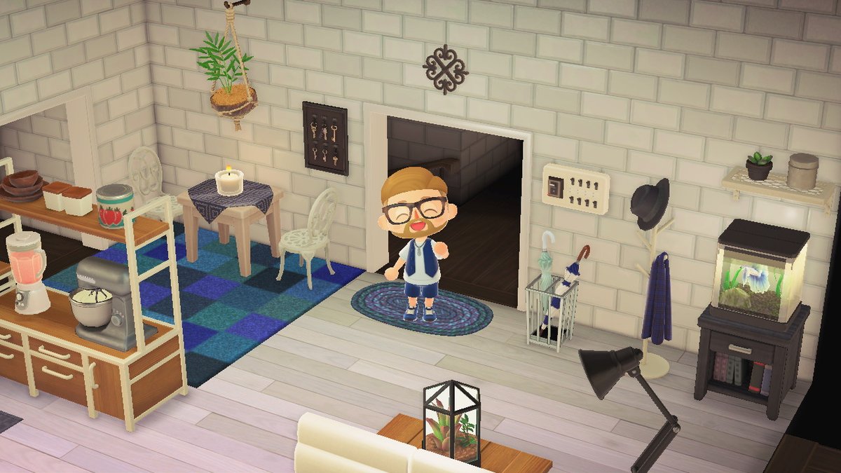 SmugMuggle_ACNH's tweet photo. House Tour! Here is my main room. It rolls kitchen, dining, &amp; living room all into one! #AnimalCrossing #ACNH #NintendoSwitch https://t.co/AxaFjCax4E