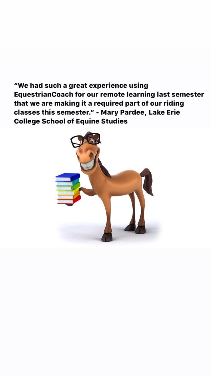 To make online coursework easier for equine study programs, we’ve created an affordable package. With full access to 400 educational videos on our site, interactive test booklets, a list of suggested coursework, video concierge, interactive webinars...
equestriancoach.com/content/turnke…