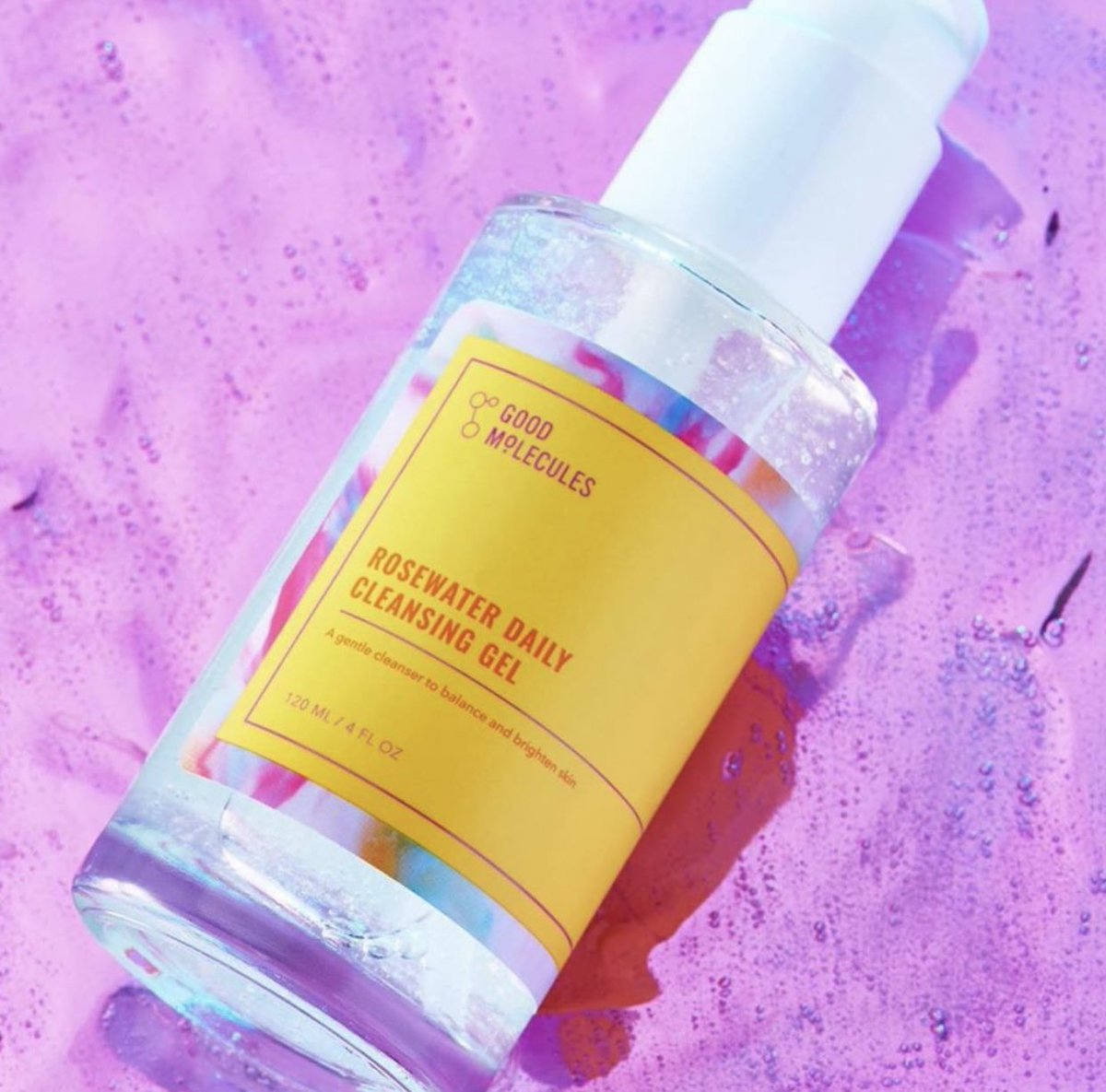 good molecules rosewater cleansing gel