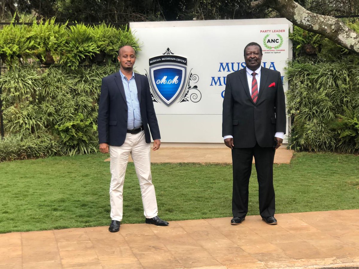 Abdik_Shurie's tweet photo. Paid a courtesy call to @MusaliaMudavadi at his offices in Lavington.Our discussions centered on youth's empowerment and matters pastoralists. #VerySober leader.Future bright. https://t.co/L1Tx8Z33iY