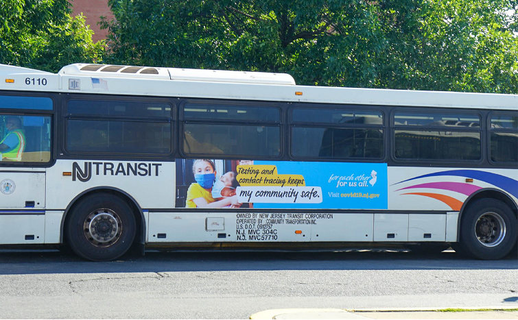 NJDeptofHealth's tweet photo. To help residents understand the importance of contact tracing and testing, DOH launched our public awareness campaign #ForEachOtherForUsAll.
Billboards & NJ Transit ads are now up in key urban centers including Newark, Elizabeth, Camden, Paterson, Atlantic City & Trenton. https://t.co/dchCdLgXZZ