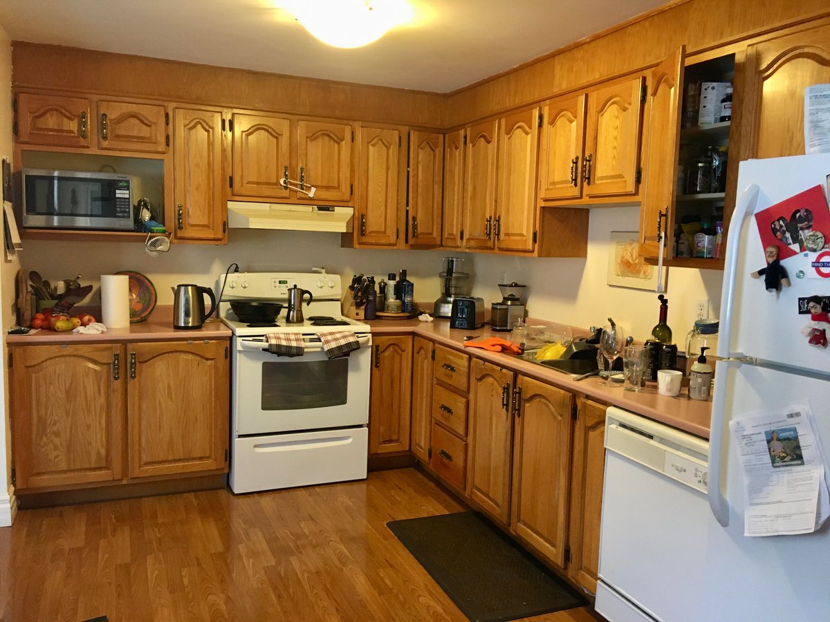 zachgoudie's tweet image. Before...and after! 

Amazing what you can do with a few cans of paint. St. John's couple Caroline &amp;amp; John Clarke completed this lovely renovation during the #covid19nfld lockdown. Did you take on a pandemic project of your own?