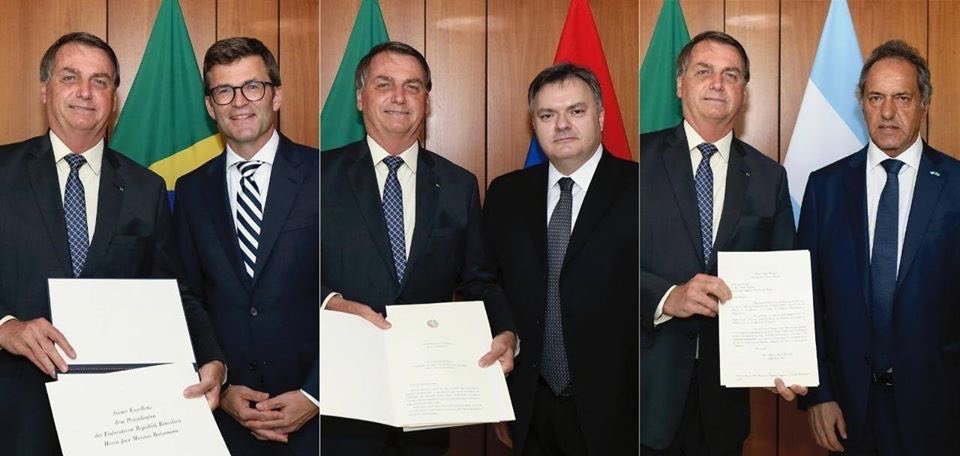 Em 19 de agosto de 2020, S.E. o Dr. Arman Akopian apresentou a S.E. o Sr.  Jair Bolsonaro, Presidente da República Federativa do Brasil suas Cartas  Credenciais, o credenciando como Embaixador Extraordinário