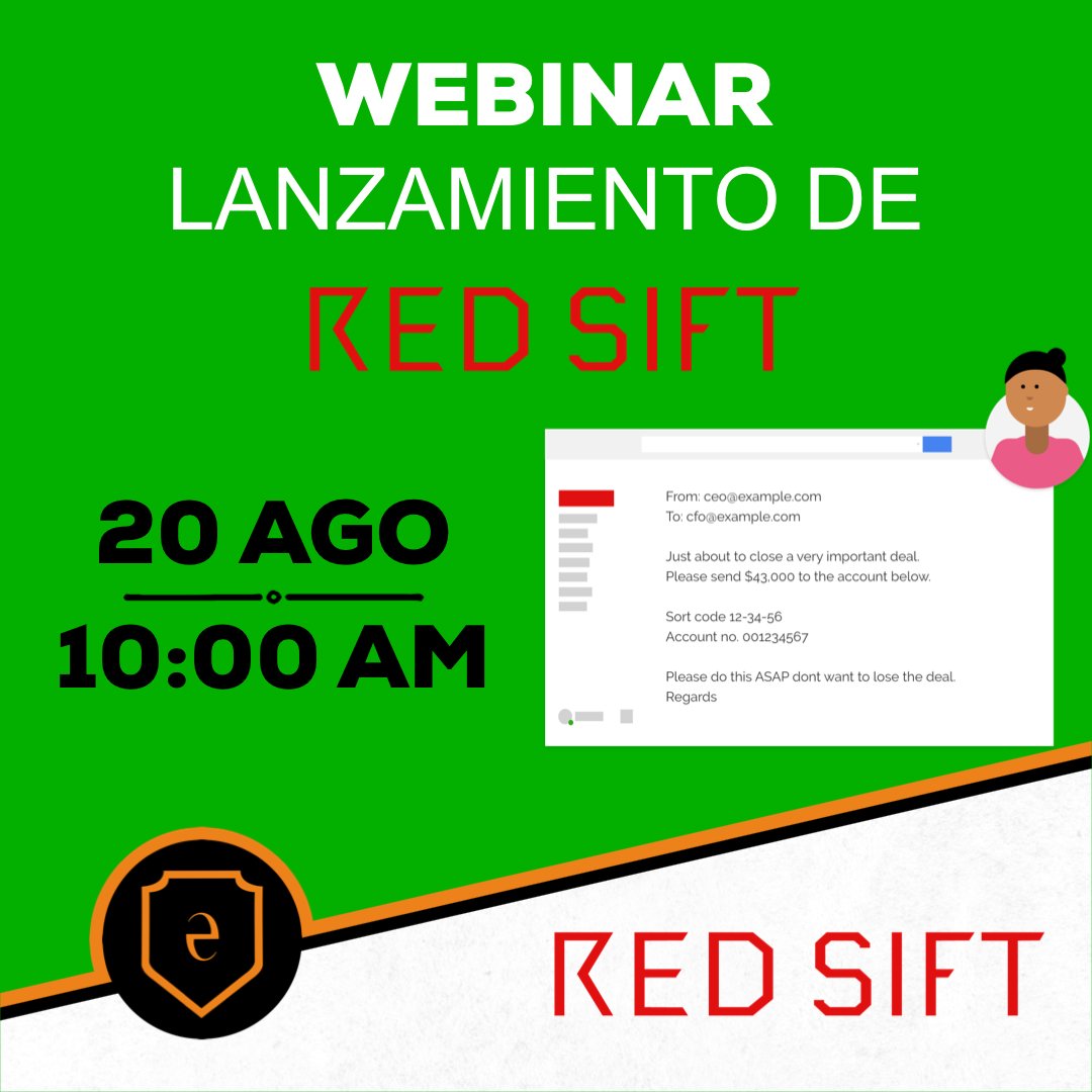 esolutionmx's tweet photo. Recuerda, mañana es el lanzamiento de Red Sift  https://t.co/m8hiAgfGiJ https://t.co/JjmKlUQS6T