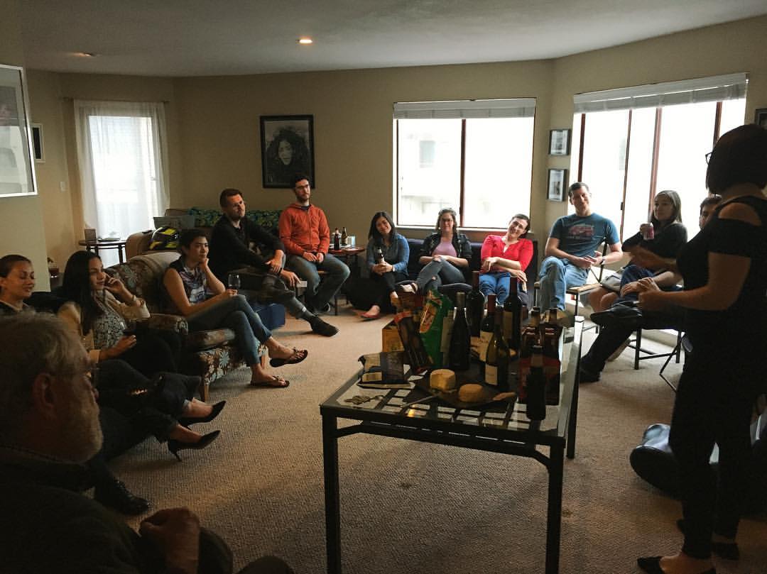 In an attempt to build a coalition of  #RichmondDistrict residents who say YES to housing, YES to public transit, YES to safer streets,  @wafoli  @NickC_dev  @asumu  @NDrumm2 and I started  @growtherichmond Here's one of the first gatherings in my home in April 2017