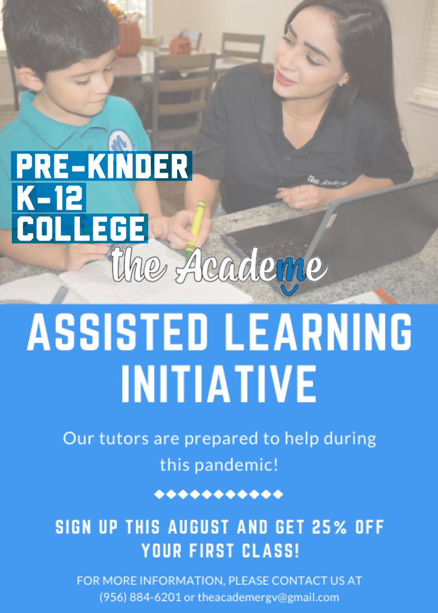 Send us a message to learn more! #theAcademe