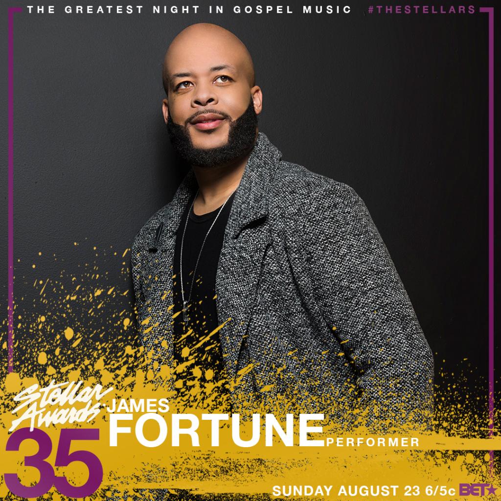 More praise comes your way when <a href="/MrJamesFortune/">James Fortune</a> performs at the 35th Annual Stellar Awards hosted by @KirkFranklin, @JonMcReynolds, and <a href="/KorynHawthorne/">Koryn Hawthorne</a>, dropping this Sunday 6/5c on <a href="/BET/">BET</a> x <a href="/BETherTV/">BET Her TV</a>! #TheStellars