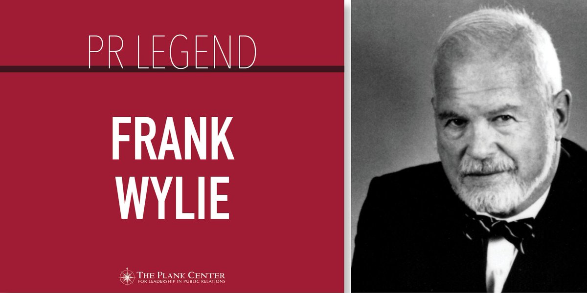 PlankCenterPR's tweet photo. #PRPros "must be thoughtful futurist who recognizes, studies and enjoys the challenges of change." More advice from the late #PRLegend Frank Wylie: https://t.co/k1c7QNtFU9 https://t.co/SfKz5tKDag