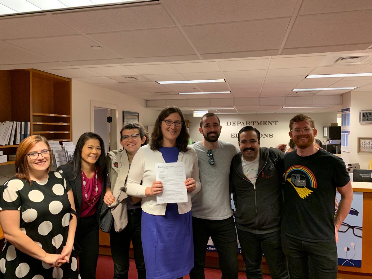 When  @wafoli pulled papers to run for the leadership of the  @SFDemocrats I immediately ran to be by her side, because I knew she's the kind of person I'd want representing me on the board of the SF Democratic Party: