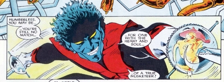 Troy is NightcrawlerA tremendously fun and funny athlete. A fan favorite who brightens up every scene and storyline.In an unmatched bromance with another member of the team.Many would describe him as the heart of the team, and those many would be correct.