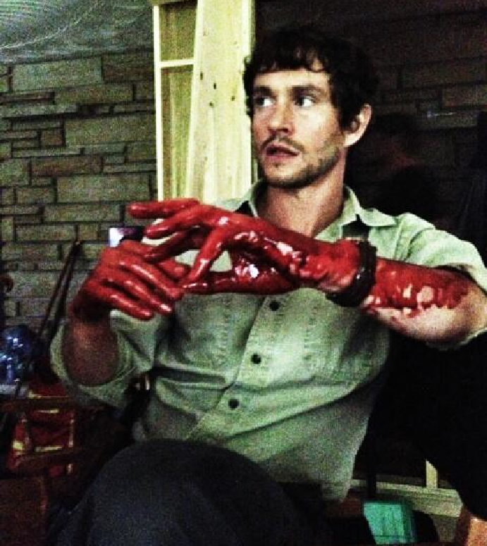 he just makes blood look cute