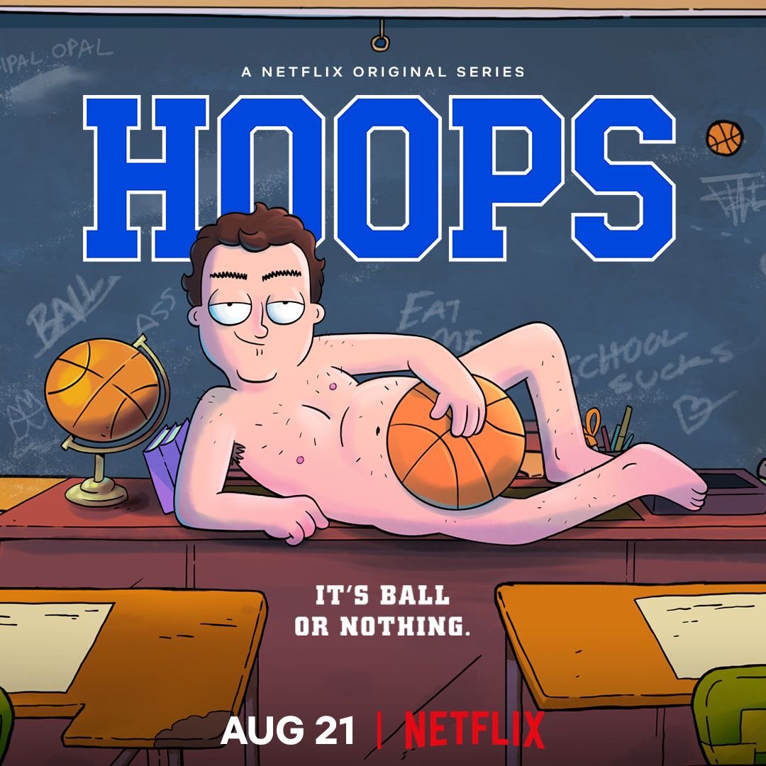 RobRiggle's tweet image. Game on!!! HOOPS premieres Aug 21 on @Netflix