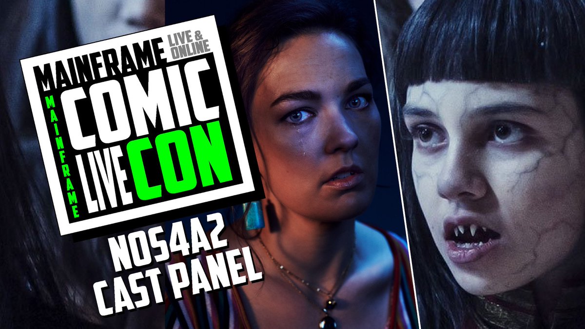 MFComicCon's tweet photo. If you missed the #NOS4A2 Panel at #MainframeComicCon... here you go!!! https://t.co/UA4eJCmOpS
.
Featuring @jami_obrien @NOS4A2 @mattea_conforti @romans_ash @jlangdon17 @NOS4A2Fans @NOS4A2_Wiki https://t.co/tsGkHB5ZE2