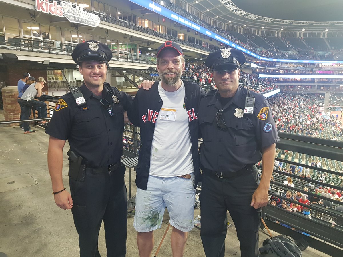 19/09/03MLB Ballpark 20/30 Progressive Field @Indians vs  @whitesox  #ourtribe  A very friendly and welcoming ballpark. Not overbearing. Real! Set up in RF with my own police escort! @hoynsie  @ZackMeisel  @JHernandezz44  @ShaneBieber19  @LinoDeShields