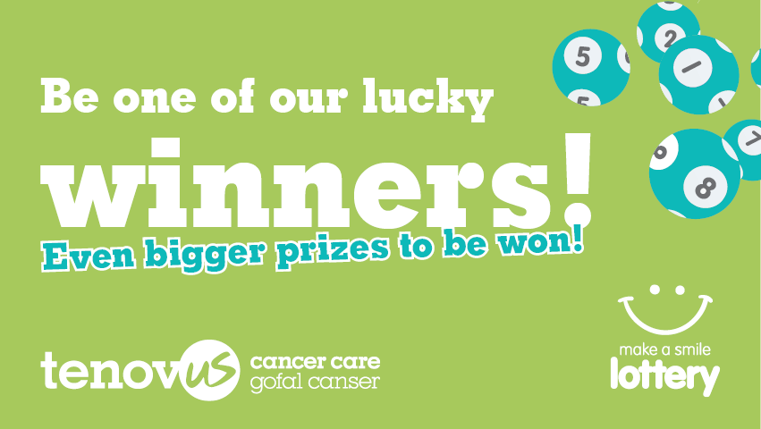 tenovuscancer's tweet photo. 16 @tenovuscancer supporters won cash prizes in last week's @makeasmilelotto draw 🎉 Will we have any today? Don't forget to check your numbers: https://t.co/IJG5xRxSTc
#FridayFeeling #WinnerWeekend https://t.co/4JRklLXIpj