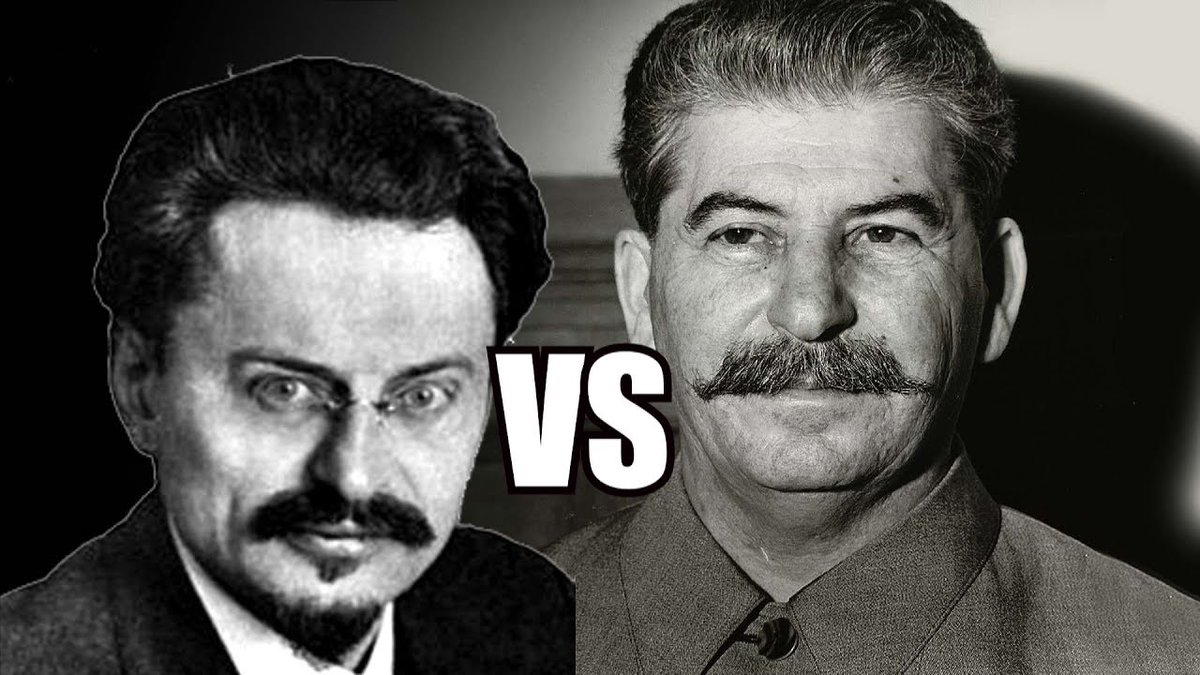 Deux politiques vont alors s’affronter, personnifiées par Staline et Trotsky, la première prévoit « le socialisme dans un seul pays », la seconde théorise son impossibilité. La suite vous la connaissez ; Staline gagne la bataille, exclut Trotsky et le fait assassiner au Mexique.