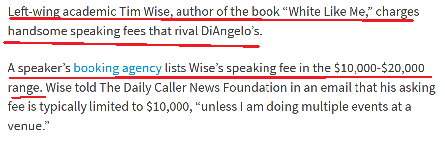 10/ @timjacobwise is open about this. He while current capitalism compromises us all, the problem is not the buying and selling of things, but rather the power relations in HOW the exchange is done and if there is income inequality.Tim Charges $10,000-$20,000 per speech.