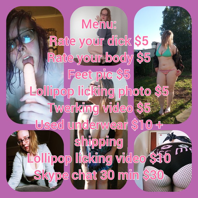 New menu!!! Onlyfans subscription now only $3 for the first 10 subscribers!!! #OnlyFansPromo #onlyfansbabe<a href="/tag/lollipop"class="tags"><span>#lollipop</span></a><a href="/tag/bikinitime"class="tags"><span>#bikinitime</span></a><a href="/tag/feetfettish"class="tags"><span>#feetfettish</span></a><a href="/tag/feetpictures"class="tags"><span>#feetpictures</span></a>