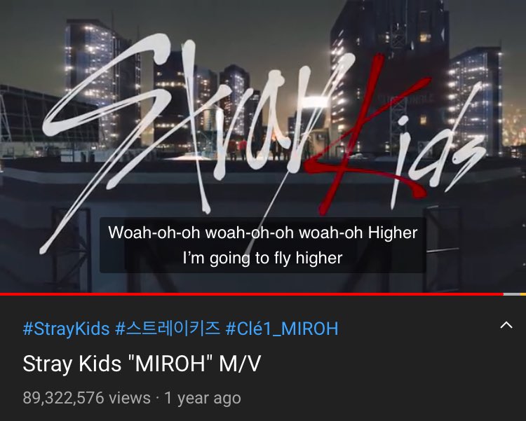 – 6:02 PM ; 89,322,576 views  @Stray_Kids  #BACK2BACK100M_MYPACEXMIROH  #스트레이키즈  #StrayKids  #STAY