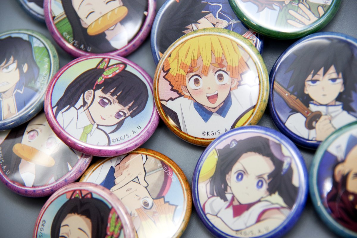 鬼滅の刃 キメツ学園 缶バッジ まとめ売り 鬼滅の刃 キメツ学園 ランダム缶バッジ 冨岡義勇 2種18点セット 鬼滅の