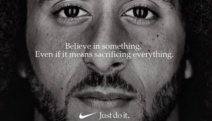 14/Getting clout is just as important as getting paid as this allows you to preach wokeness. Here Colin Kaepernick gets paid millions of dollars for Nike Ads discussing how he gave up other millions of dollars in football before he did another million dollar deal with Disney.