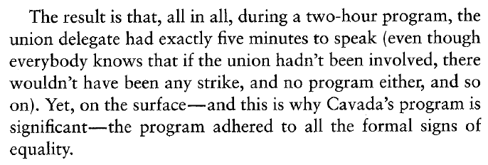 btw those excerpts from bourdieu are from his book "on television", which is essential reading:  https://monoskop.org/images/1/13/Bourdieu_Pierre_On_Television.pdf. some more excerpts below re a case study of how a strike was rendered (and distorted). this is how a jake tapper on cnn and joe scarborough on msnbc operate