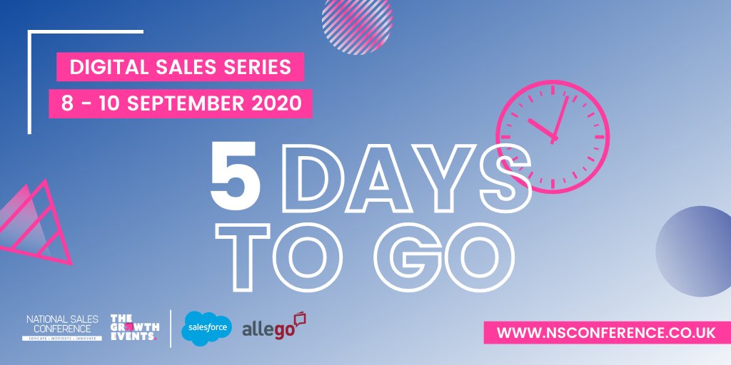 Want marketing takeaways that you can put into practice? Join us @ #DigitalSalesSeries with 'The Telephone Assassin' <a href="/AnthonyStears/">Anthony Stears</a>, Sales &amp; Marketing expert <a href="/grantleboff/">Grant Leboff</a> &amp; <a href="/Tiffani_Bova/">Tiffani Bova</a> of <a href="/salesforce/">Salesforce</a> for insights &amp; ideas that work!

#RegisterNow: nsconference.co.uk/digital-series…