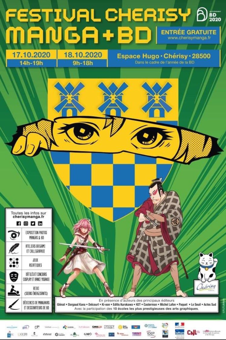 La #rentrée tant redoutée est arrivée ! Mais LPDA a une bonne nouvelle pour égayer ta rentrée : la deuxième édition du #festival Cherisy #Manga / BD aura lieu les 17 et 18 octobre 2020 ! Viens te plonger dans l'univers #Cosplay Manga, de très nombreuses #surprises t'y attendent