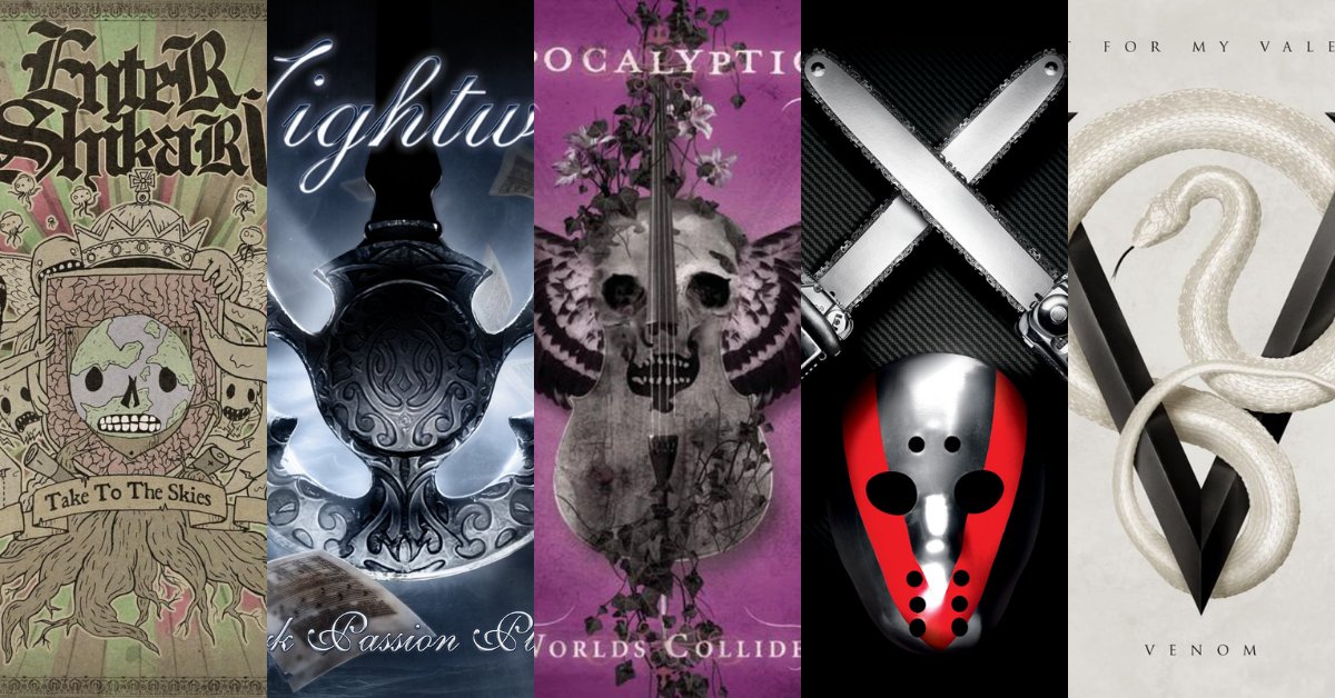 DH9MoshPit's tweet photo. Next week's lineup on the Mosh Pit features a little something on the heavier side as well as a few classics and some almost perfectly symmetrical album covers that look great on the weekly graphic! Tune in Monday night at 9! https://t.co/EyGPh1UkZ9