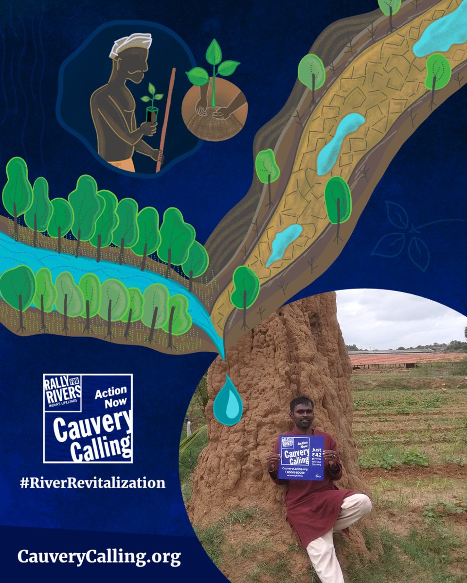 Ramesh43520569's tweet photo. What will happen if we don't act on the depleting rivers now?

"If we don't protect our Rivers, there won't be chance to live human beings and other organisms as well in the world"

#RiverRevitalization
https://t.co/1SGh8p3xqs https://t.co/r6qOiu7apL