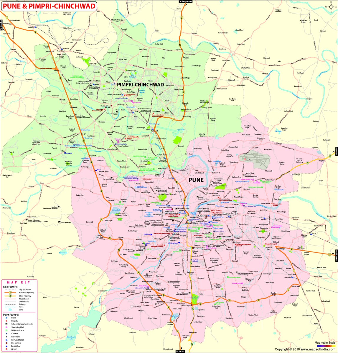 Customized_map's tweet image. Custom City/Locality Maps
#Pune #city map highlighting the city limit, major road network, railway network, hotels, hospitals, educational institutes, landmarks and more.
Email: apoorv@comparemails.com
Website: mapxl.in/city-locality-…
#maps #custom #business #custommaps