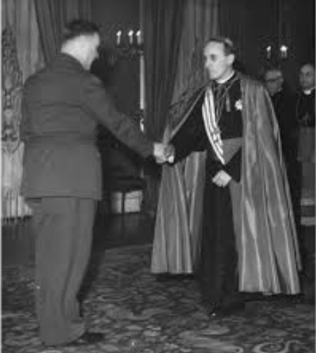 30) Bishop Stepinac from  #Vatican met with the Croatian Fuhrer when he arrived from Italy on April 16th 1941. He held a dinner party in his residence in honor of Ante Pavelić and the Ustasha leadership. 