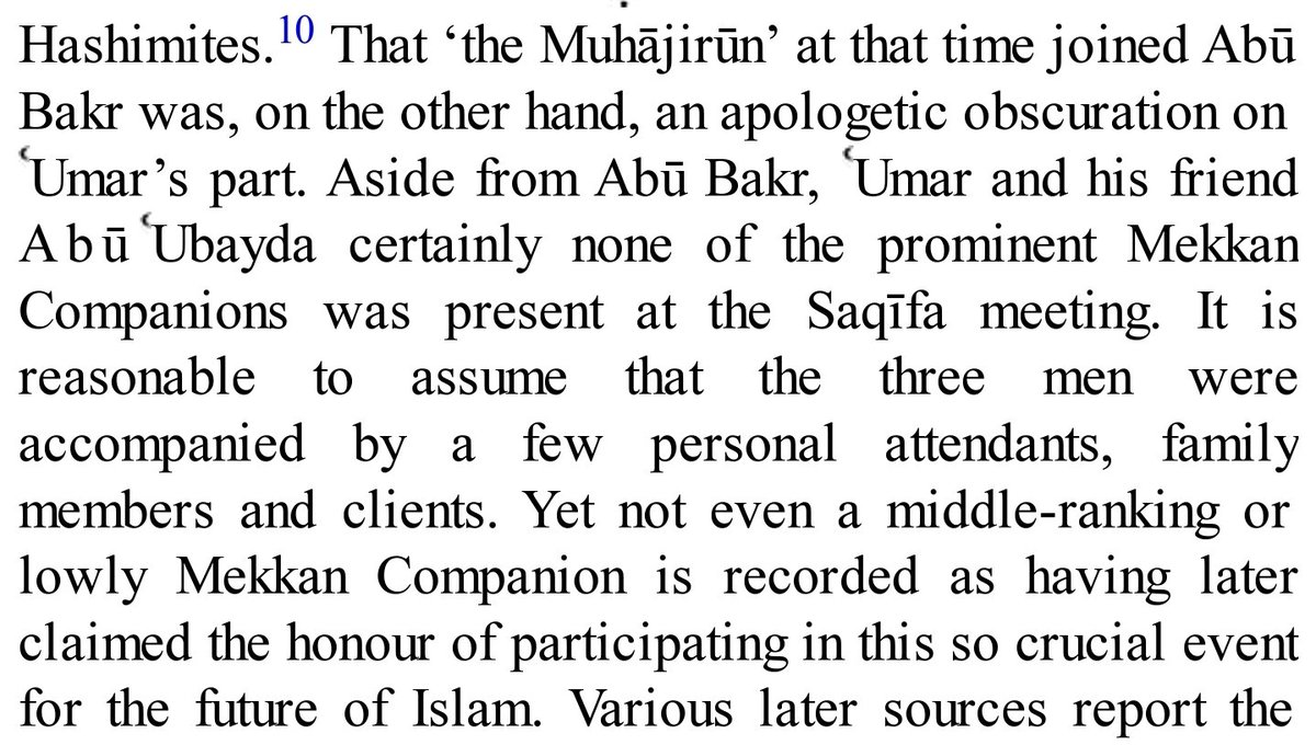 Like SAN said, Saqifah is one of history's most sham elections!Even Umar admitted it was a sham but only after thinking himself secure in a position of power. The arrogance is overwhelming, especially considering he was killed shortly after admitting to injustice.