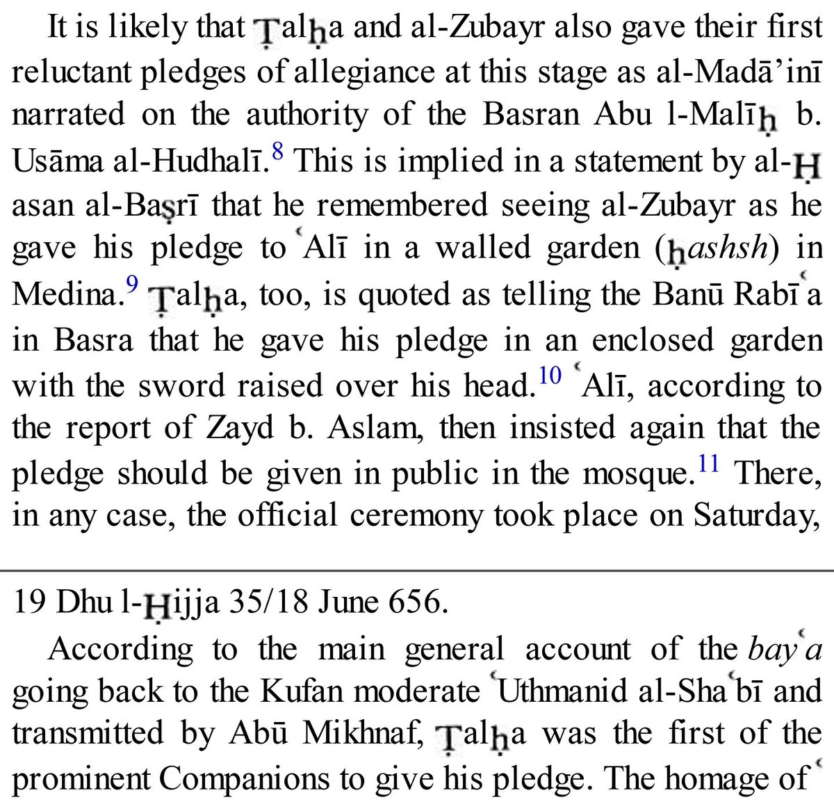 Abu Bakr took the oaths swiftly with as little people involved, virtually in secret.Umar took the oaths like he inherited it.Uthman took the oaths after being chosen by a private counsel.Imam Ali taking the oaths in public shows he is an inclusive leader w/ nothing to hide!