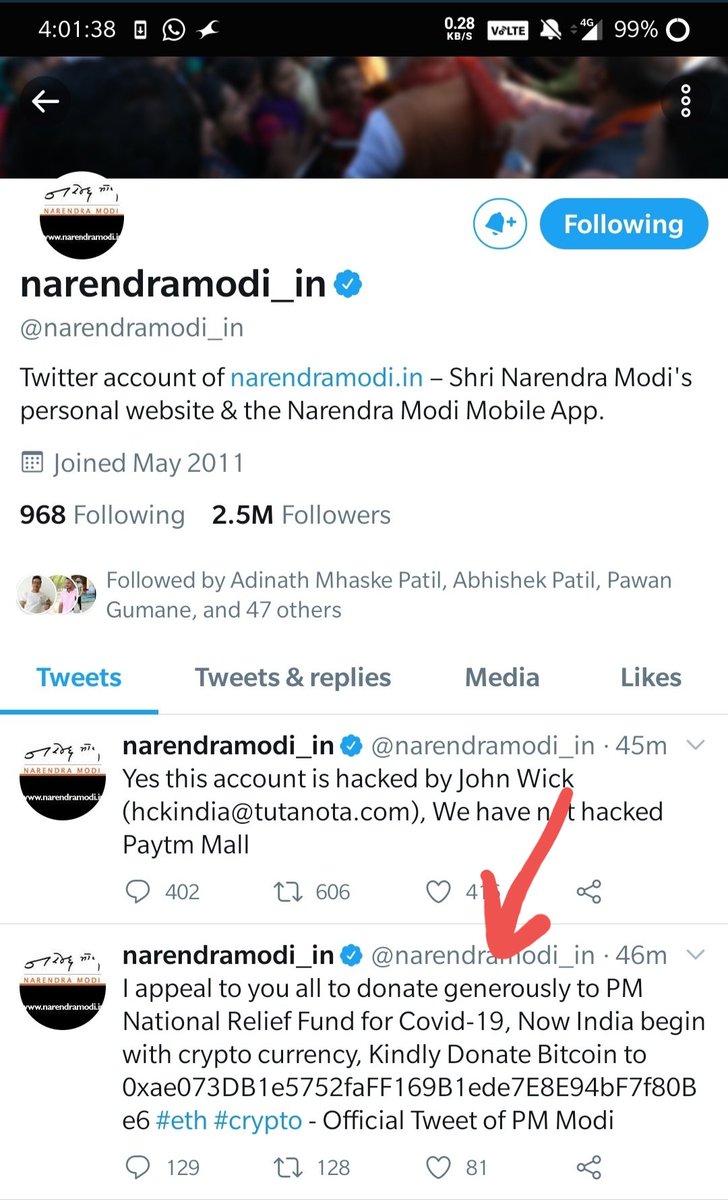 crazytechgo's tweet image. Account of PM Modi's Personal Website Hacked. @narendramodi_in @narendramodi
#Hacked #NarendraModi #twitterhacked #Hackers