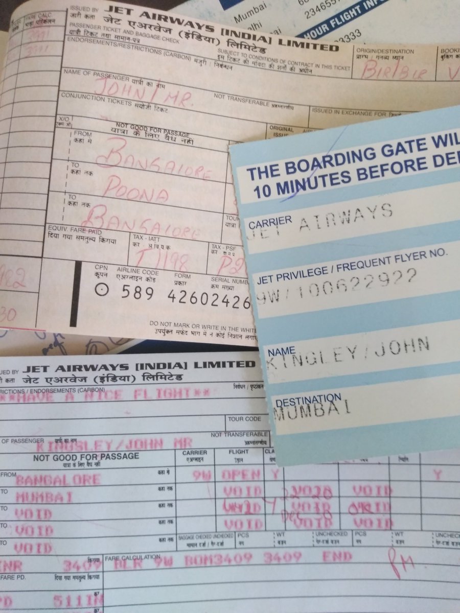 Pre 9/11 world when travel agents would murder your name and you could still board your flight without any ID matching the name.
