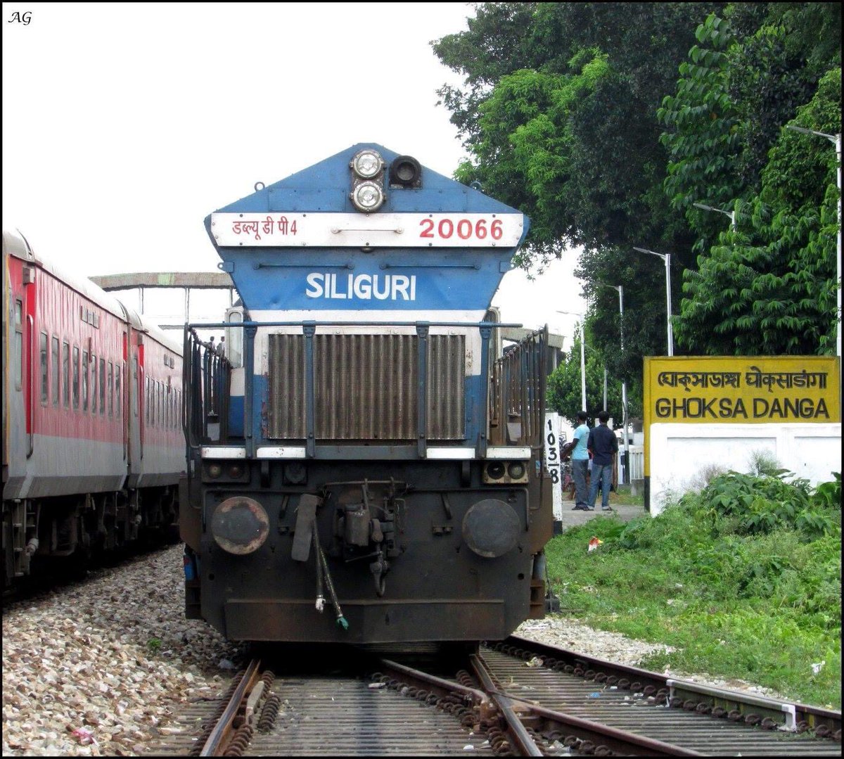 Nice station name isn’t it? 😛

3-SEP-2014 

#IndianRailways #IRFCA #WDP4 #EMD #Locomotive #CoochBehar #WestBengal #ThrowbackThursday #RailFan #Siliguri