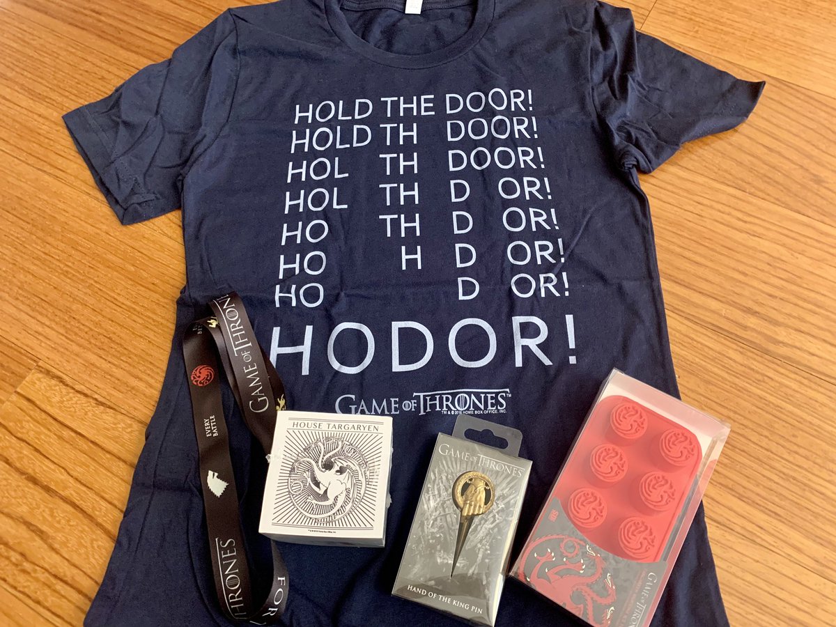 Hodor ゲームオブスローンズとか ゲースロマラソン サポートランナーのごほうびとして スターチャンネルさん Starchannel からとってもとってもうれしいプレゼントをいただきました このtシャツずっとほしかったやつ 本当にありがとうございます