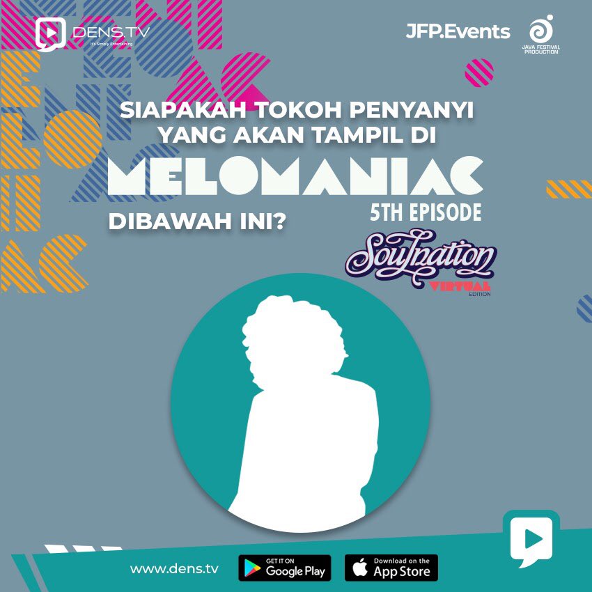 Hmmm kira-kira siapa nih sosok penyanyi ini? Tebak dan dapatkan tiket untuk nonton Melomaniac: 5th Episode!

 #JavaFestivalProduction #JFPEvents #Melomaniac #BringTheShowToYourHome

@JavaFestPro 

instagram.com/p/CEqhUTKADXK/…