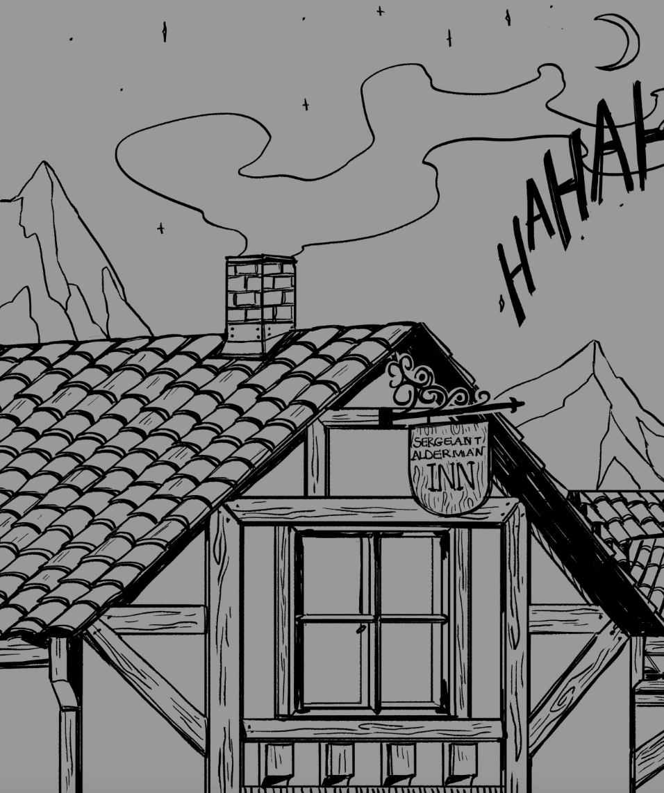 Tiles and Pizza. 10 pages left of my comic to line up <3 