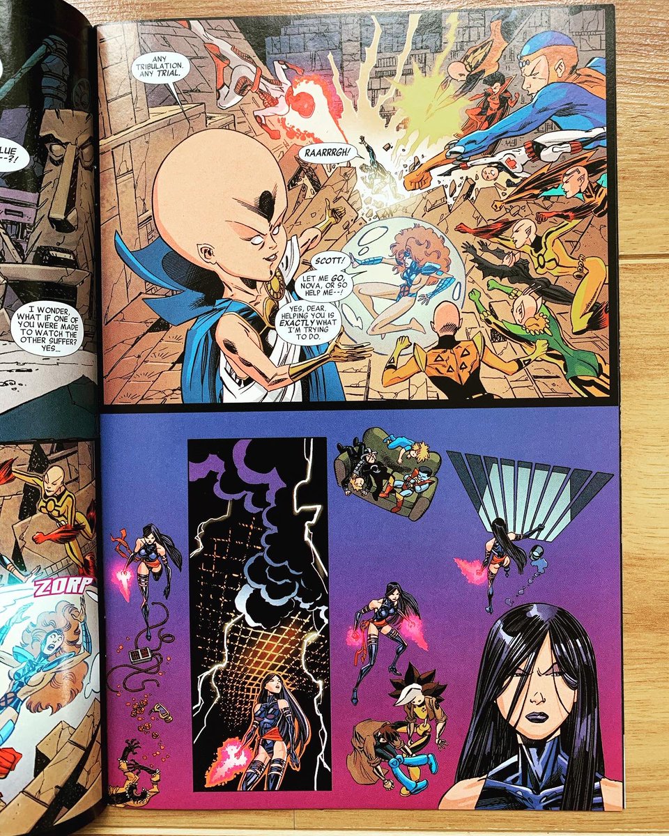 comics42shop's tweet photo. X-Men ‘92, Issue 3
When the X-Men are in trouble who can Westchester depend on? How about X-Force '92? Cable, Deadpool, Domino, Psylocke, Archangel and Bishop enter the fray!
#marvelcomics #xmen #xmencomics #xforce #xforcecomics #deadpool #psylocke #domino #comics42shop https://t.co/WVaBSeyb2q